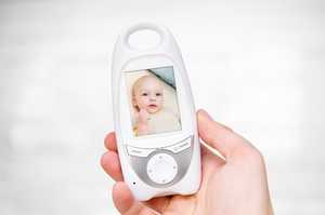 Video baby monitor for security of the baby