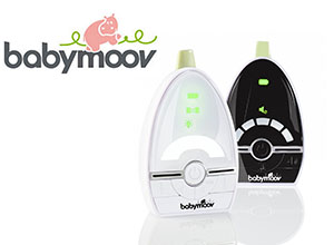 BABYMOOV EXPERT CARE BABYPHONE AUDIO AVEC VEILLEUSE VOX ET ALARMES PORTÉE 1000  M EN PROMOTION