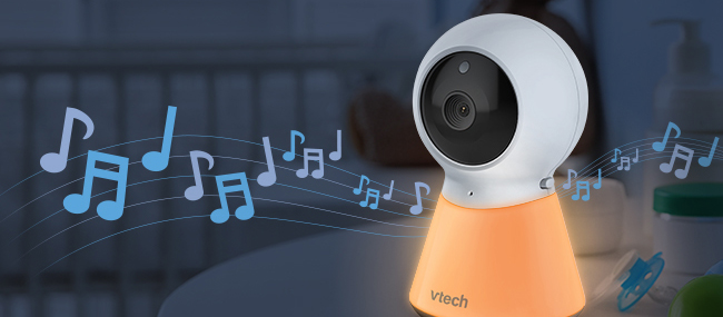 VTech – Babyphone Vidéo grand écran avec veilleuse – BM5254 - Babyphone  Vidéo Color Night Light